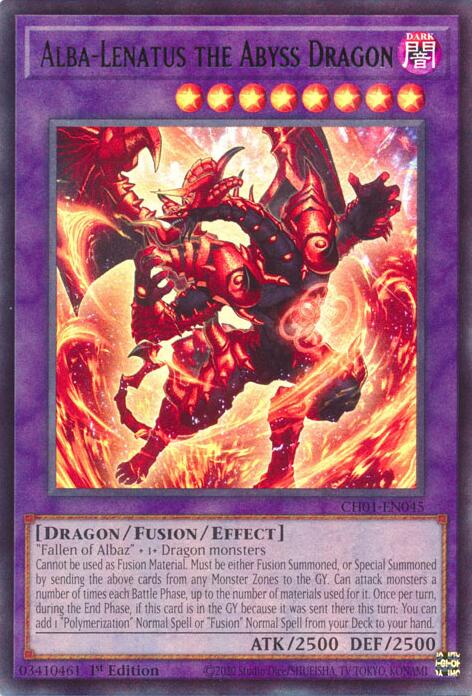Alba-Lenatus the Abyss Dragon [CH01-EN045] Ultra Rare | Total Play