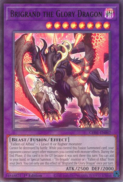 Brigrand the Glory Dragon [CH01-EN047] Ultra Rare | Total Play