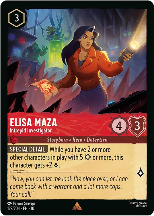 Elisa Maza - Intrepid Investigator (122/204) [Whispers in the Well] | Total Play