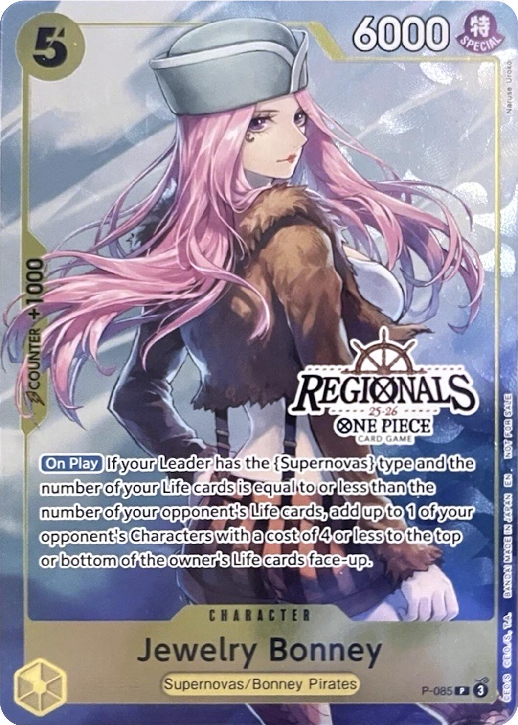 Jewelry Bonney (CS 25-26 Regionals Textured Chase Promo) [One Piece Promotion Cards] | Total Play