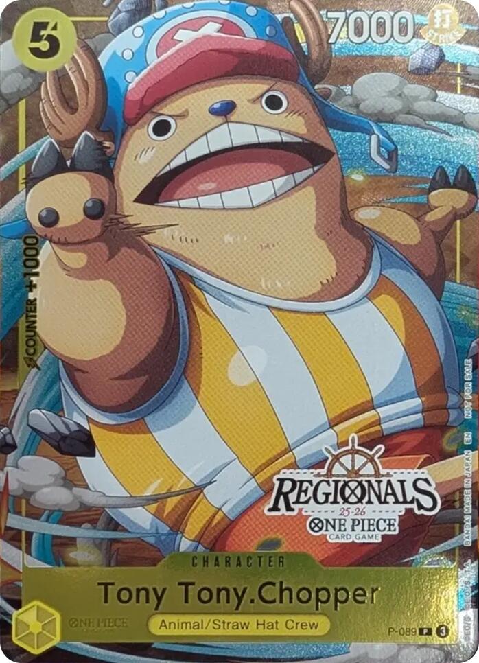 Tony Tony.Chopper (CS 25-26 Regionals Textured Chase Promo) [One Piece Promotion Cards] | Total Play