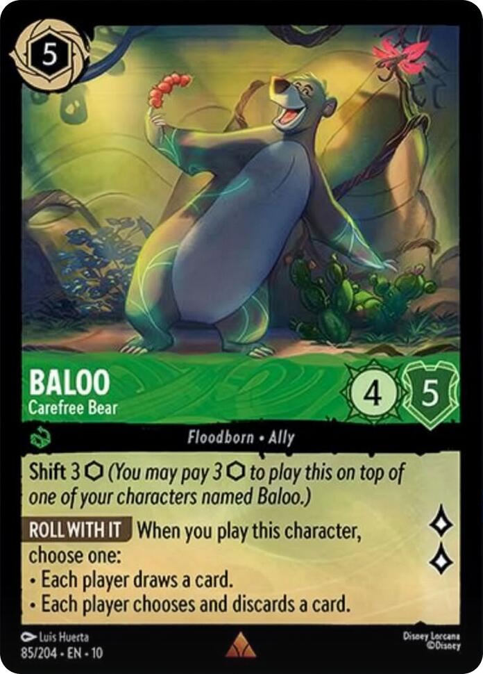 Baloo - Carefree Bear (85/204) [Whispers in the Well] | Total Play