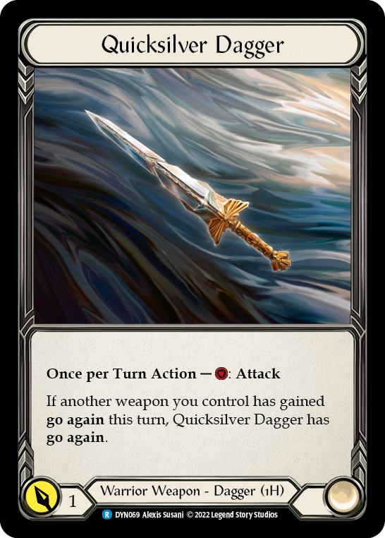 Quicksilver Dagger [DYN069] (Dynasty)  Rainbow Foil | Total Play