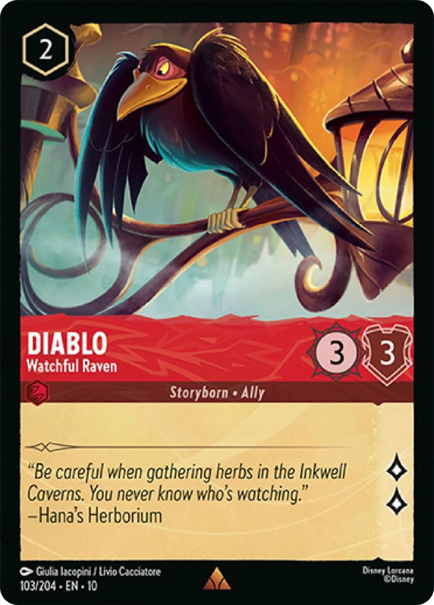 Diablo - Watchful Raven (103/204) [Whispers in the Well] | Total Play