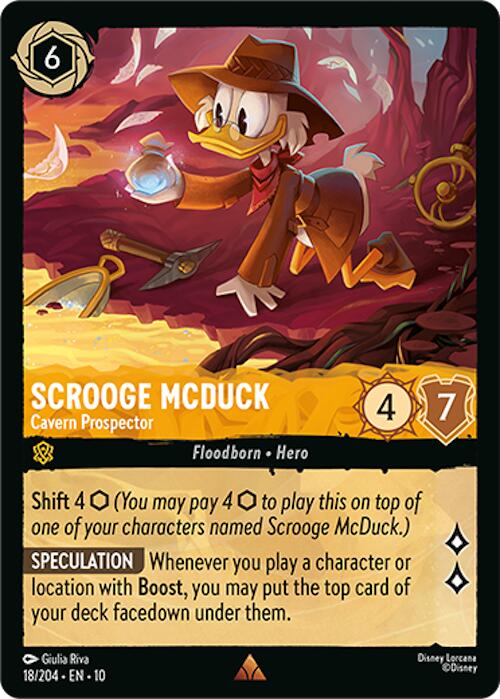 Scrooge McDuck - Cavern Prospector (18/204) [Whispers in the Well] | Total Play