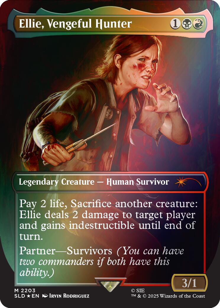 Ellie, Vengeful Hunter (Rainbow Foil) [Secret Lair Drop Series] | Total Play