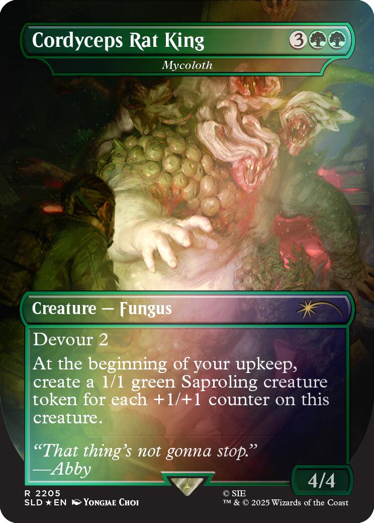 Cordyceps Rat King - Mycoloth (Rainbow Foil) [Secret Lair Drop Series] | Total Play