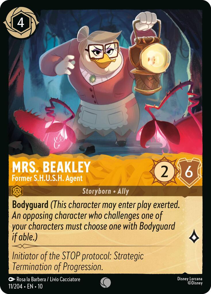 Mrs. Beakley - Former S.H.U.S.H. Agent (11/204) [Whispers in the Well] | Total Play