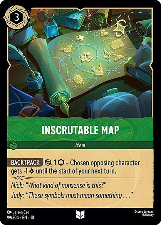Inscrutable Map (99/204) [Whispers in the Well] | Total Play