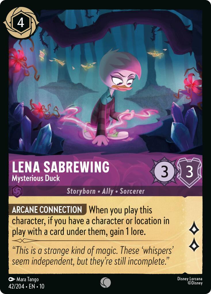 Lena Sabrewing - Mysterious Duck (42/204) [Whispers in the Well] | Total Play