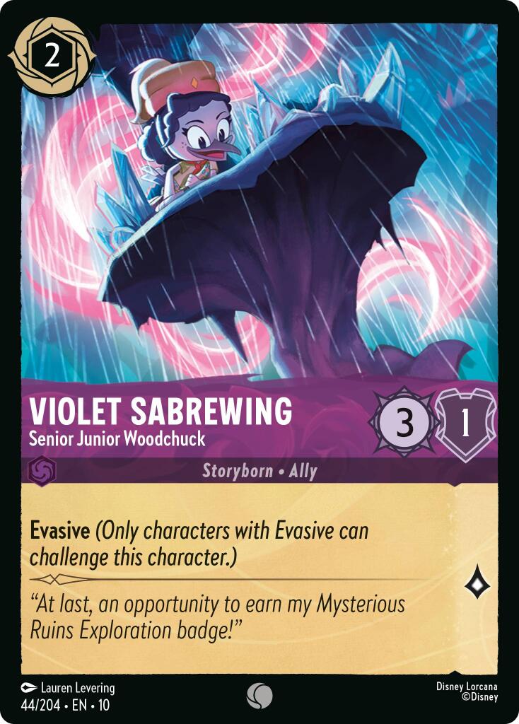 Violet Sabrewing - Senior Junior Woodchuck (44/204) [Whispers in the Well] | Total Play