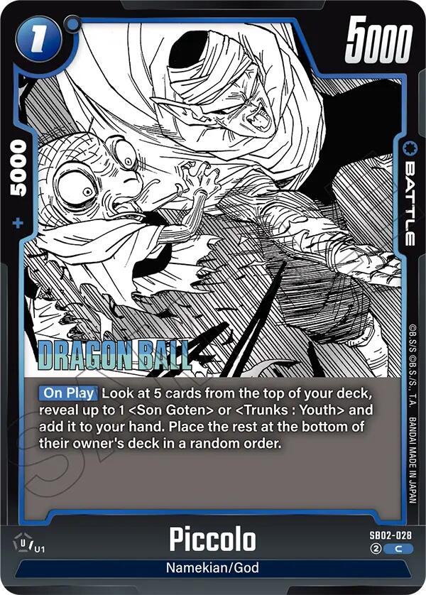 Piccolo (SB02-028) [Manga Booster 02] | Total Play