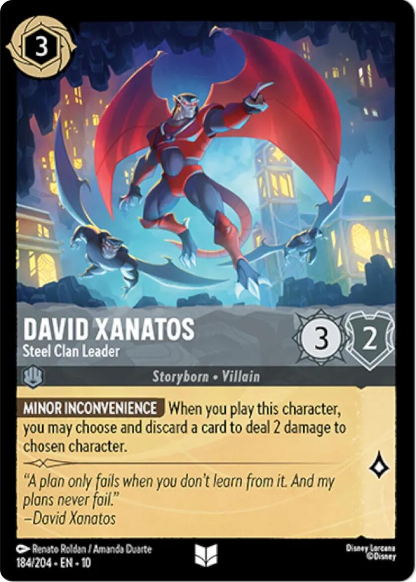 David Xanatos - Steel Clan Leader (184/204) [Whispers in the Well] | Total Play
