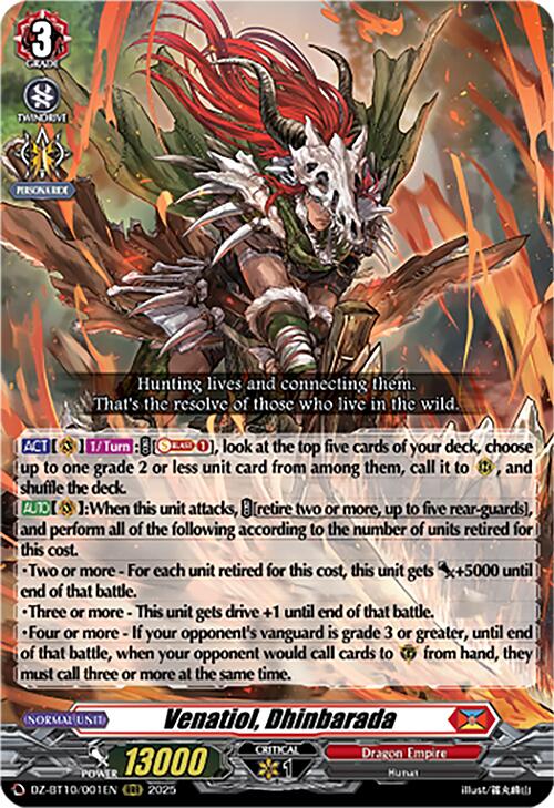 Venatiol, Dhinbarada (DZ-BT10/001EN) [Dragonsoul Resonance] | Total Play