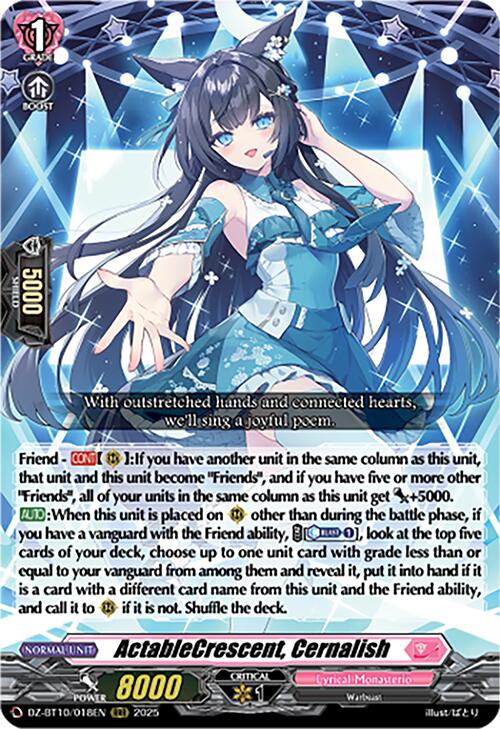 ActableCrescent, Cernalish (DZ-BT10/018EN) [Dragonsoul Resonance] | Total Play