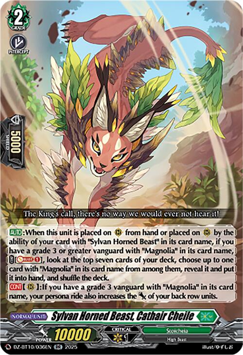 Sylvan Horned Beast, Cathair Cheile (DZ-BT10/036EN) [Dragonsoul Resonance] | Total Play