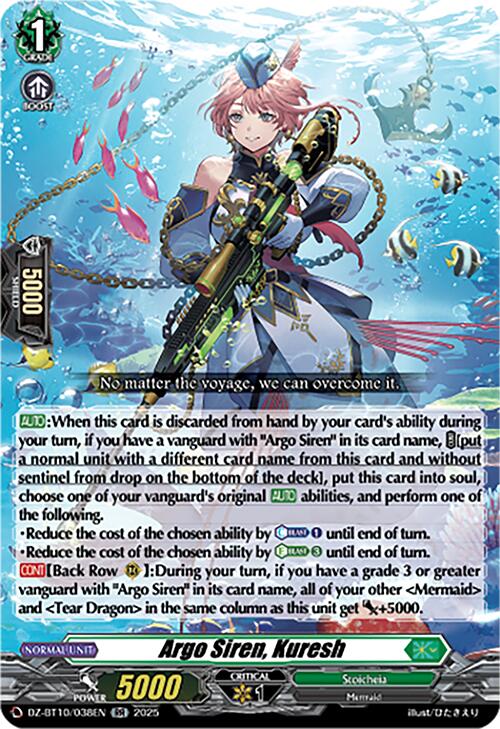 Argo Siren, Kuresh (DZ-BT10/038EN) [Dragonsoul Resonance] | Total Play