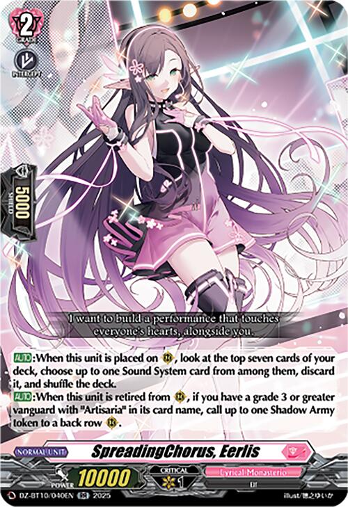 SpreadingChorus, Eerlis (DZ-BT10/040EN) [Dragonsoul Resonance] | Total Play
