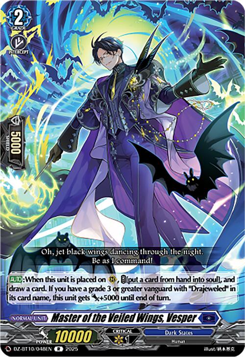 Master of the Veiled Wings, Vesper (DZ-BT10/048EN) [Dragonsoul Resonance] | Total Play