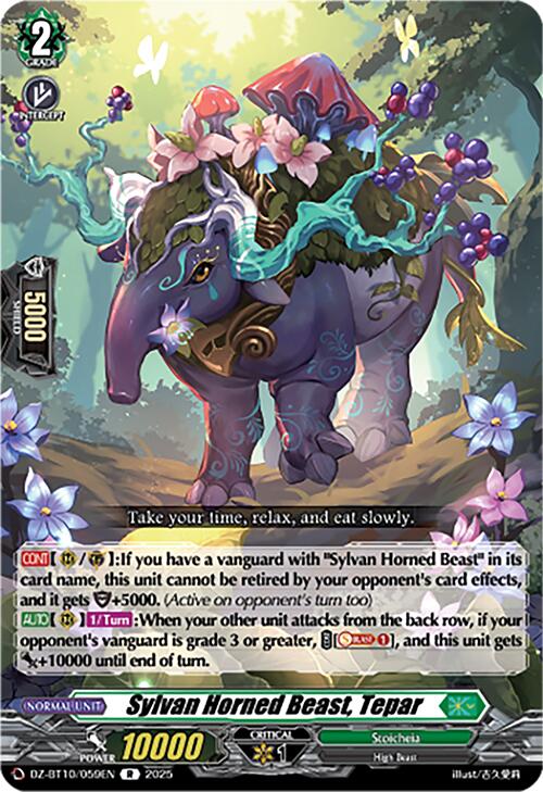 Sylvan Horned Beast, Tepar (DZ-BT10/059EN) [Dragonsoul Resonance] | Total Play