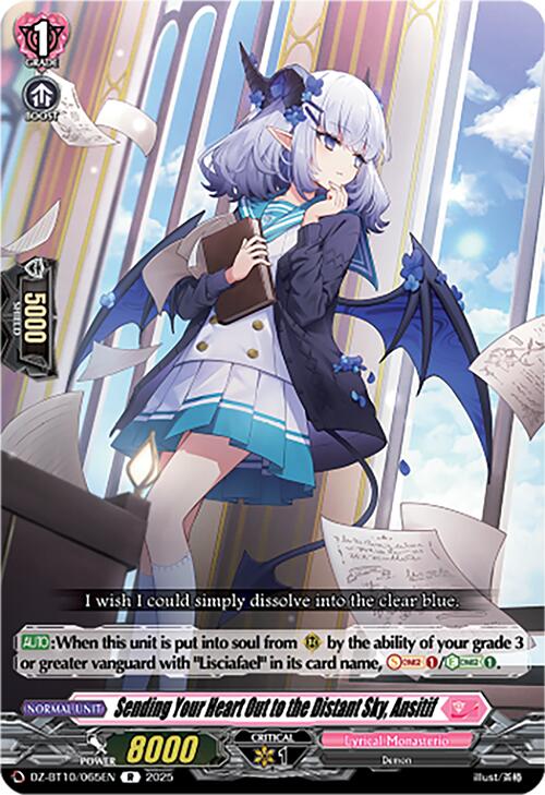 Sending Your Heart Out to the Distant Sky, Ansitif (DZ-BT10/065EN) [Dragonsoul Resonance] | Total Play