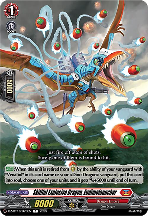 Skillful Explosive Dragon, Eudimolauncher (DZ-BT10/070EN) [Dragonsoul Resonance] | Total Play