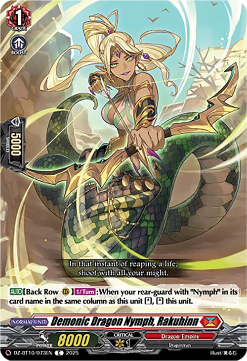 Demonic Dragon Nymph, Rakuhinn (DZ-BT10/073EN) [Dragonsoul Resonance] | Total Play
