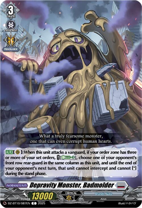 Depravity Monster, Badmolder (DZ-BT10/087EN) [Dragonsoul Resonance] | Total Play