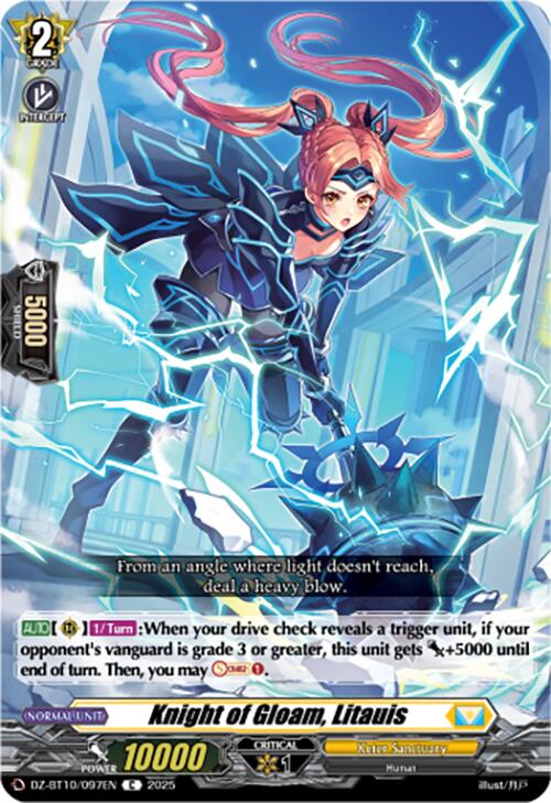 Knight of Gloam, Litauis (DZ-BT10/097EN) [Dragonsoul Resonance] | Total Play