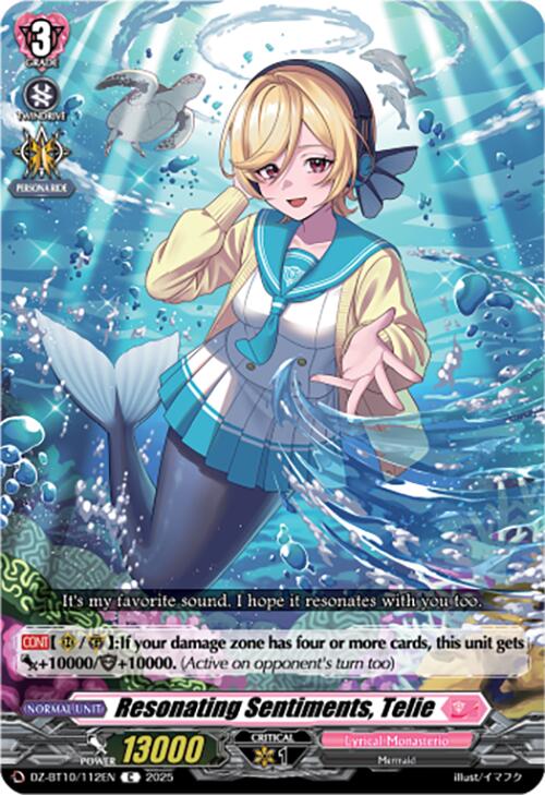 Resonating Sentiments, Telie (DZ-BT10/112EN) [Dragonsoul Resonance] | Total Play