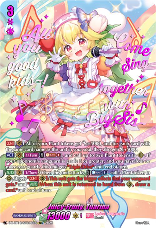 Juicy-Fruity, Tuarina (SEC) (DZ-BT10/SEC06EN) [Dragonsoul Resonance] | Total Play