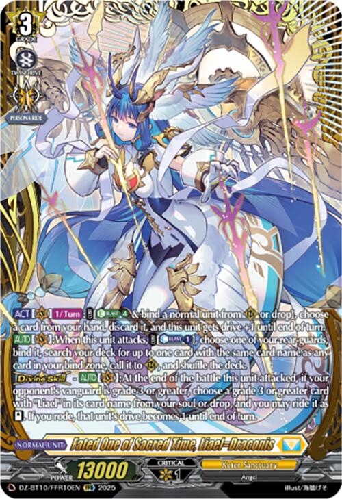 Fated One of Sacred Time, Liael=Draconis (FFR) (DZ-BT10/FFR10EN) [Dragonsoul Resonance] | Total Play