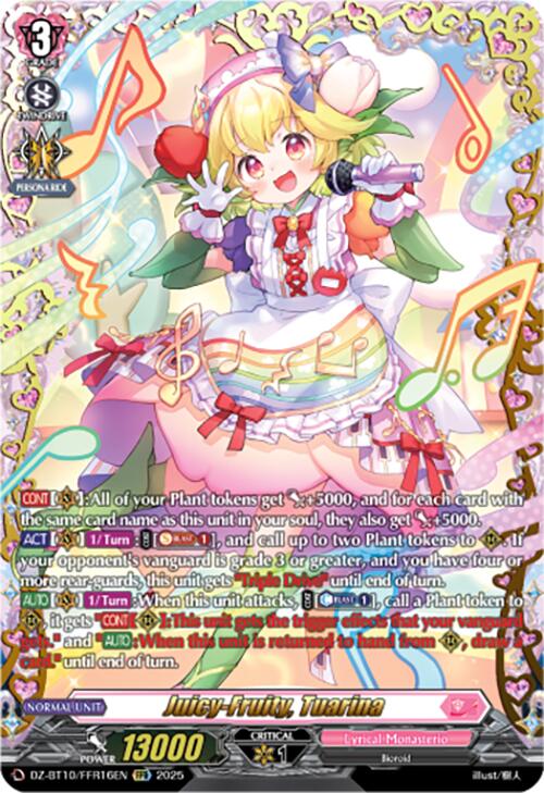 Juicy-Fruity, Tuarina (FFR) (DZ-BT10/FFR16EN) [Dragonsoul Resonance] | Total Play