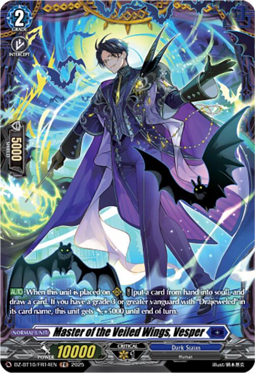 Master of the Veiled Wings, Vesper (FR) (DZ-BT10/FR14EN) [Dragonsoul Resonance] | Total Play