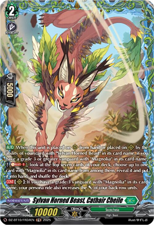 Sylvan Horned Beast, Cathair Cheile (FR) (DZ-BT10/FR34EN) [Dragonsoul Resonance] | Total Play