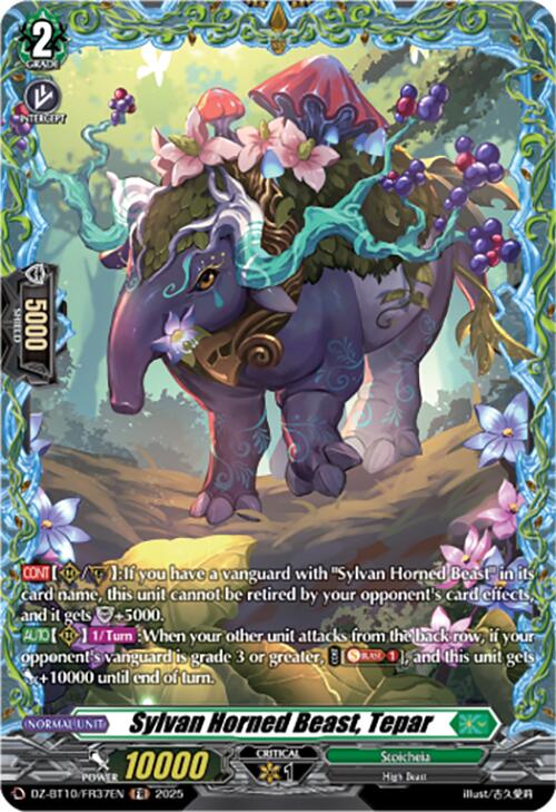 Sylvan Horned Beast, Tepar (FR) (DZ-BT10/FR37EN) [Dragonsoul Resonance] | Total Play