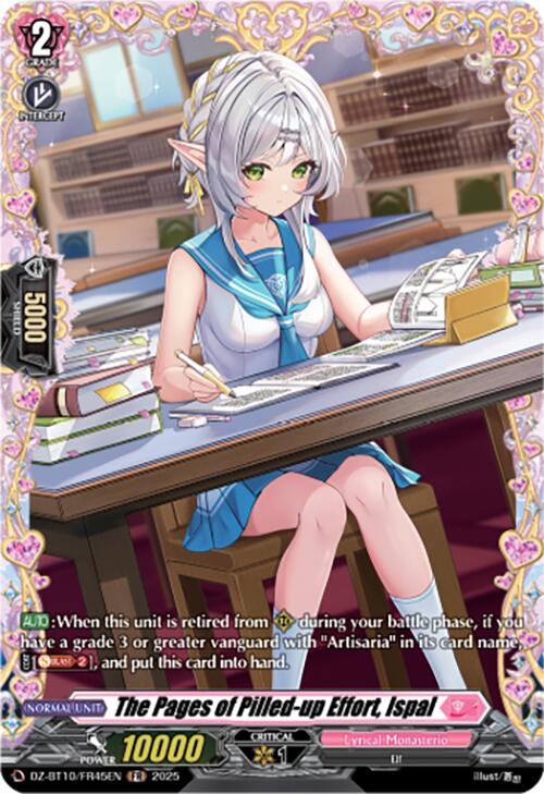 The Pages of Pilled-up Effort, Ispal (FR) (DZ-BT10/FR45EN) [Dragonsoul Resonance] | Total Play