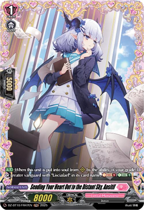 Sending Your Heart Out to the Distant Sky, Ansitif (FR) (DZ-BT10/FR47EN) [Dragonsoul Resonance] | Total Play