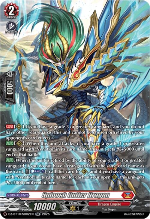 Sploosh Cutter Dragon (SR) (DZ-BT10/SR02EN) [Dragonsoul Resonance] | Total Play
