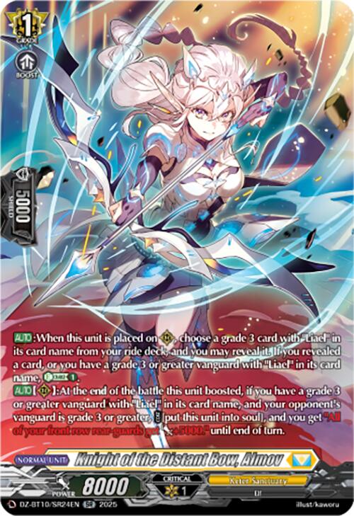 Knight of the Distant Bow, Almov (SR) (DZ-BT10/SR24EN) [Dragonsoul Resonance] | Total Play