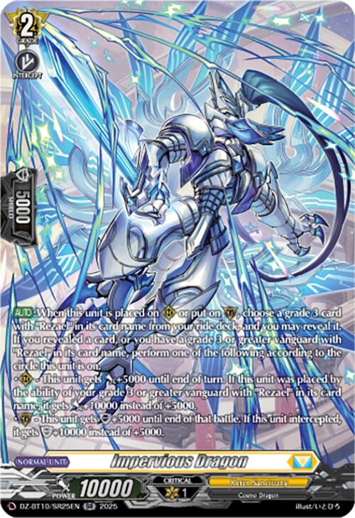 Impervious Dragon (SR) (DZ-BT10/SR25EN) [Dragonsoul Resonance] | Total Play