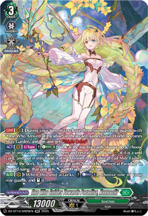 One Who Guides Towards Paradise, Nannaclir (SR) (DZ-BT10/SR29EN) [Dragonsoul Resonance] | Total Play