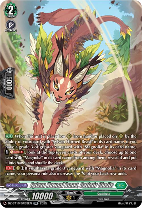 Sylvan Horned Beast, Cathair Cheile (SR) (DZ-BT10/SR33EN) [Dragonsoul Resonance] | Total Play