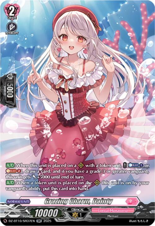 Grazing Charm, Dainty (SR) (DZ-BT10/SR37EN) [Dragonsoul Resonance] | Total Play