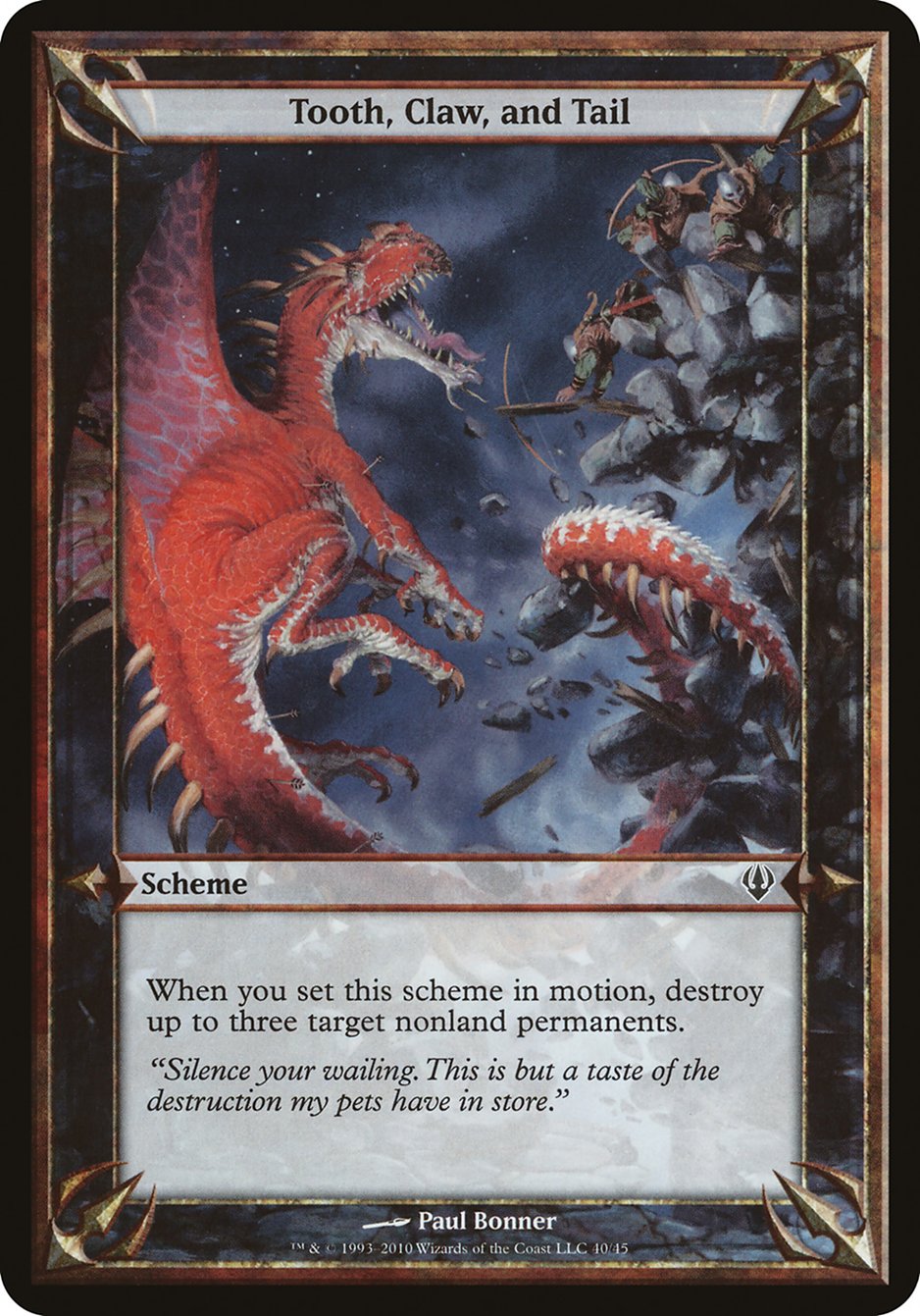 Tooth, Claw, and Tail (Schemes) [Archenemy Schemes] | Total Play
