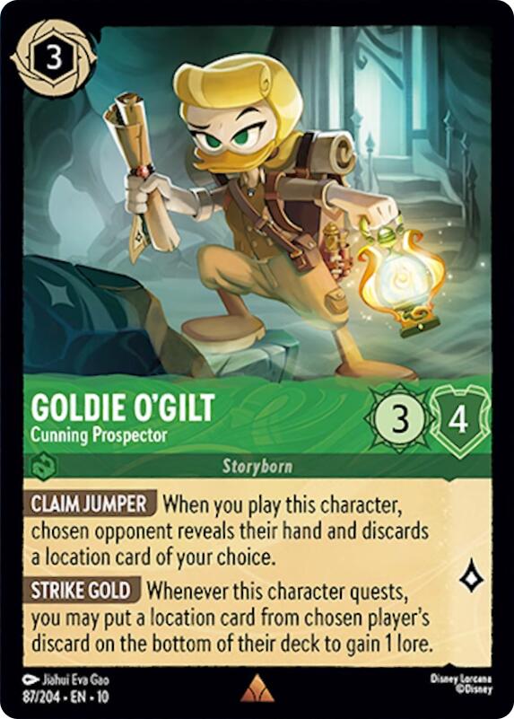 Goldie O'Gilt - Cunning Prospector (87/204) [Whispers in the Well] | Total Play