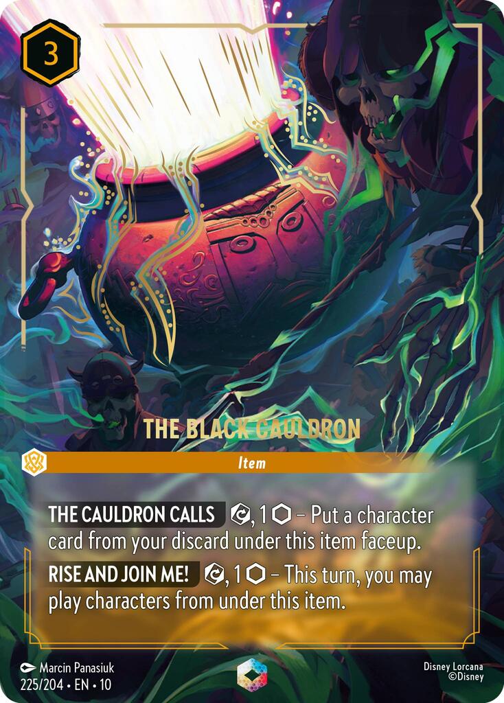The Black Cauldron (Enchanted) (225/204) [Whispers in the Well] | Total Play