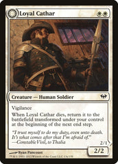 Loyal Cathar // Unhallowed Cathar [Dark Ascension] | Total Play