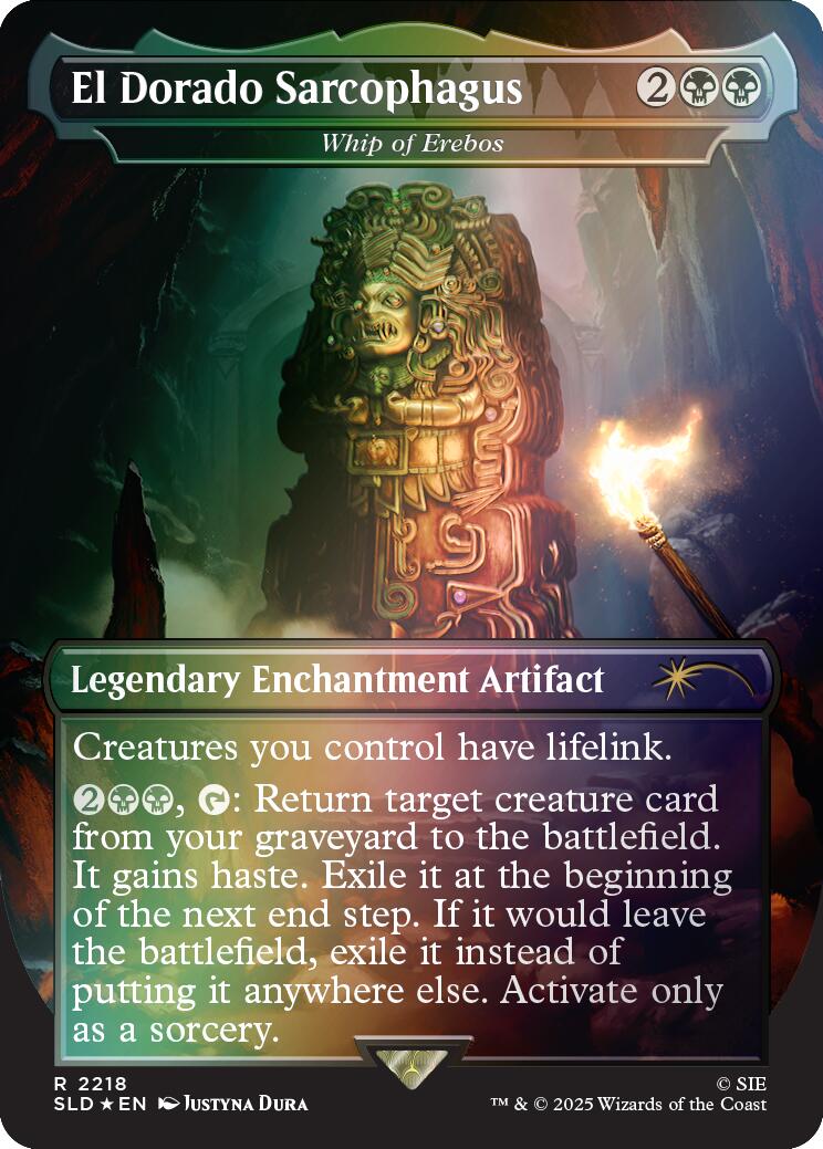 El Dorado Sarcophagus - Whip of Erebos (Rainbow Foil) [Secret Lair Drop Series] | Total Play