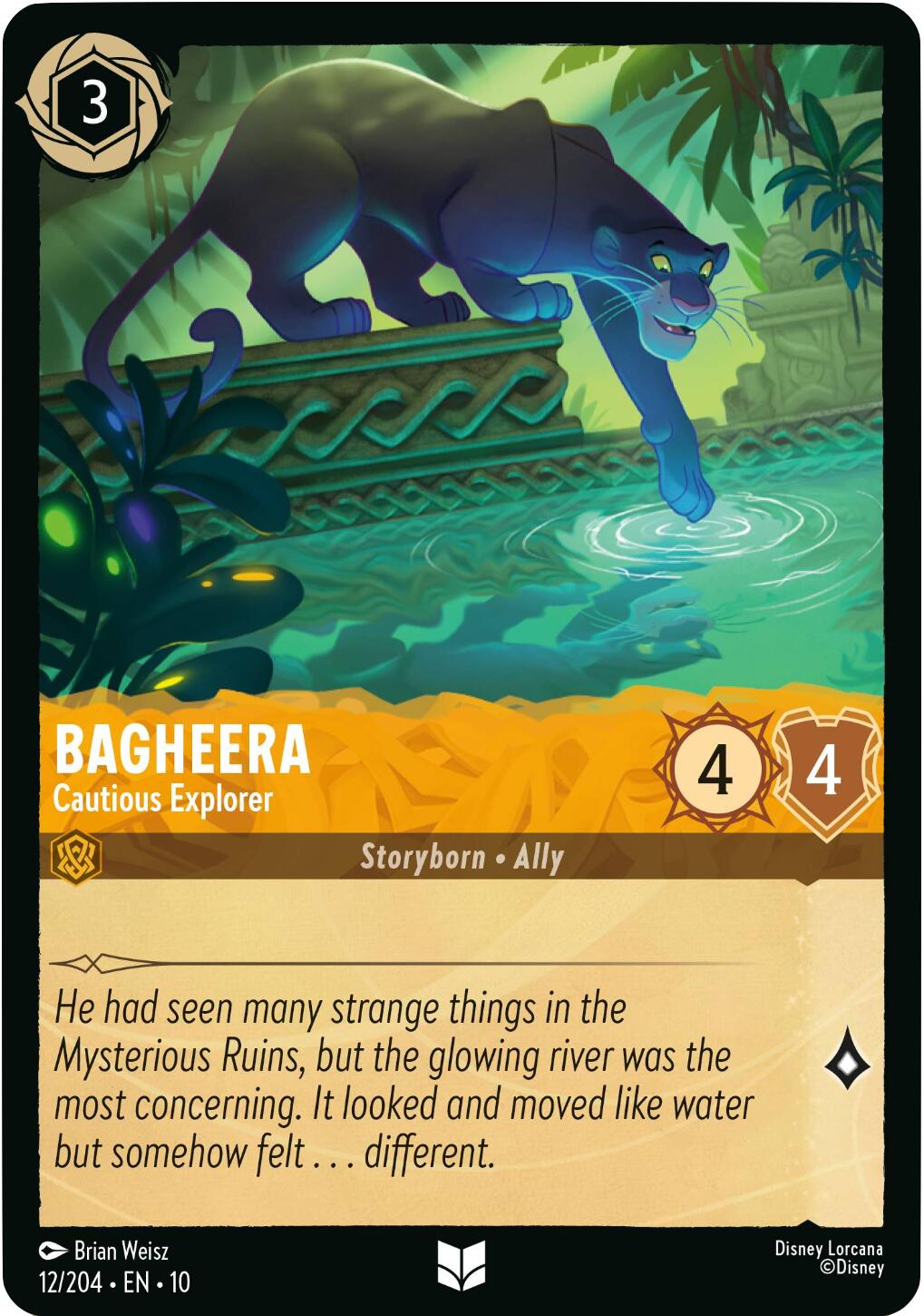 Bagheera - Cautious Explorer (12/204) [Whispers in the Well] | Total Play